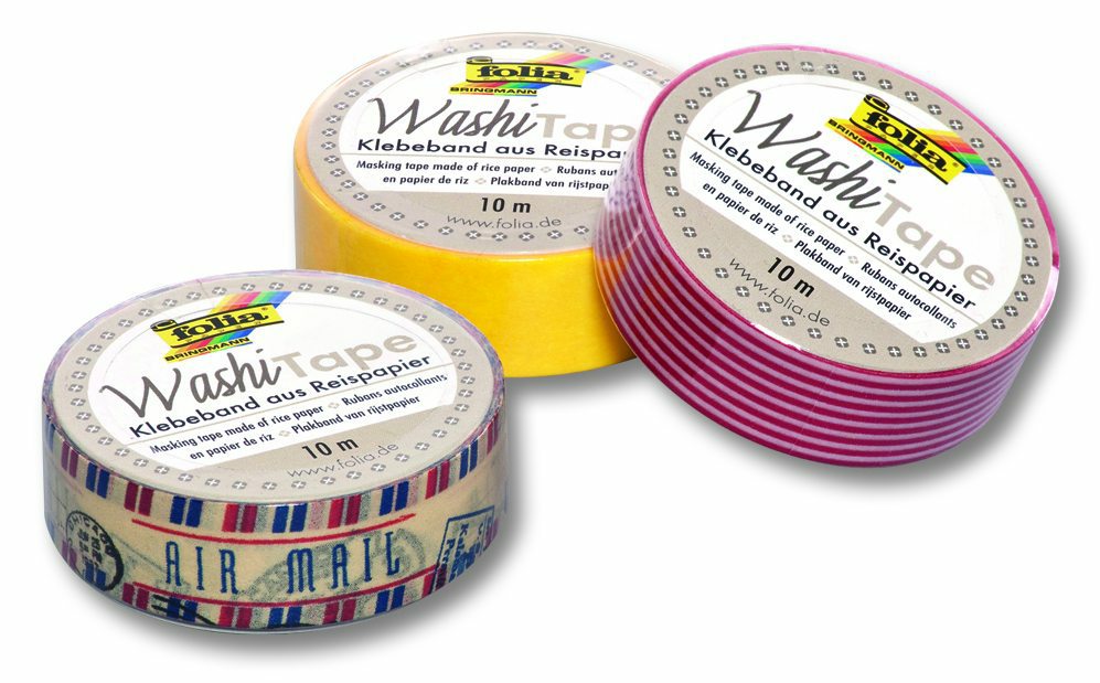 Washi Tape - dekoračná lepiaca páska - 10 mx15 mm - červená s bodkami