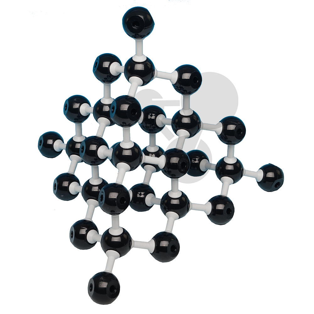 Kryštálová mriežka diamantu, Molymod®