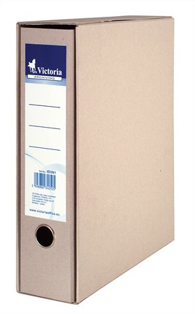 Pákový šanón s obalom, 75 mm, A4, kartón, VICTORIA