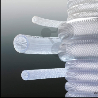 PVC tkaná hadica. 2 m. D 9 x 6 mm