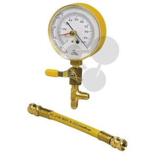 Manometer s pripojovacou hadicou