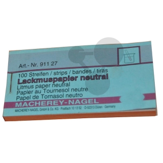 Lakmusový papier neutrálny, 100 testovacích prúžkov