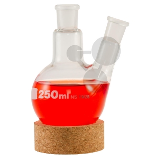 Banka s okrúhlym dnom s dvojitým hrdlom, NS19/26, BS 3.3., 250ml