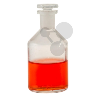 Sklenená fľaša s NZ zábrusom a sklenenou zátkou, AR sklo, 500ml