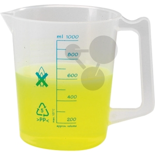 Odmerka s uchom, PP, 1 000 ml