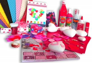 Kreatívna sada Svätý Valentín - veľká
